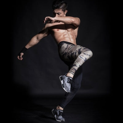 Printed Running Tights Training Leggings